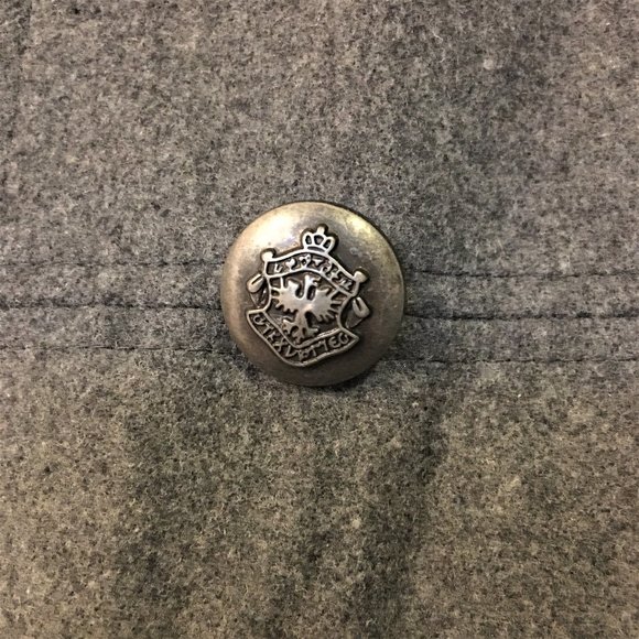 T.W.S. COLLECTION Girls Military Coat  | Size 6X - Picture 7 of 11